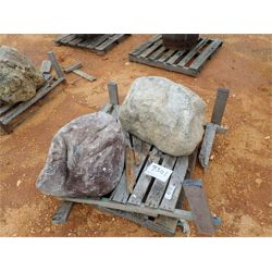 (2) DECORATIVE ROCKS  Miscellaneous
