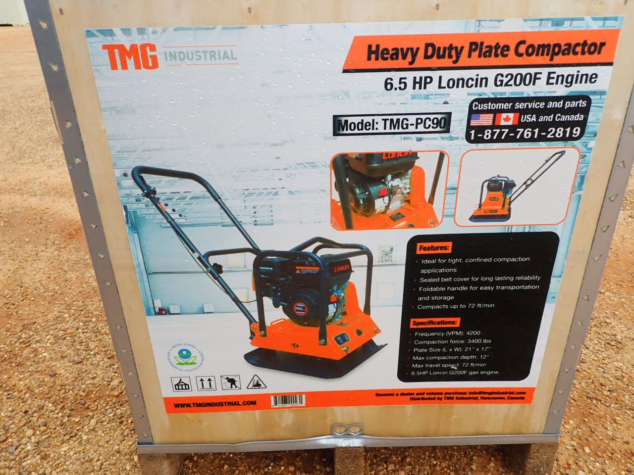 TMG INDUSTRIAL TMG-PC90 COMPACTOR Compaction Equipment