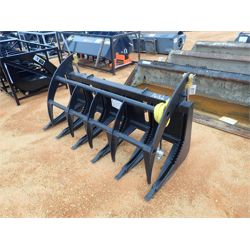 5' 6" ROOT RAKE GRAPPLE  Skid Steer Attachment