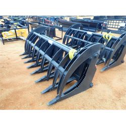 ROOT RAKE Skid Steer Attachment