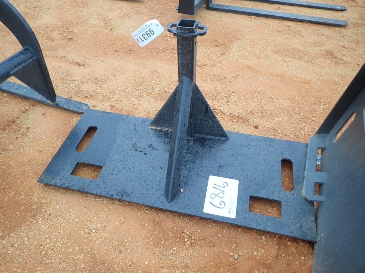 TRAILER BALL HITCH Skid Steer Attachment