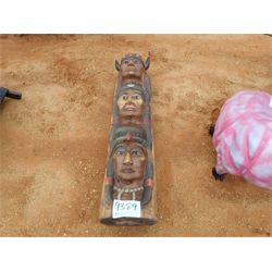 TEAKWOOD TOTEM POLE Miscellaneous