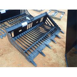 66"  ROCK BUCKET Skid Steer Attachment