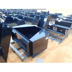 CONCRETE DUMP BOX  Skid Steer Attachment