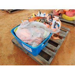(1) PALLET MISC RATCHET STRAPS Miscellaneous