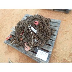 (1) PALLET CHAIN W/HOOKS Miscellaneous