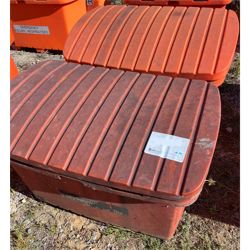 2-Heavy duty plastic storage containers 23" W x 44"L x 25" D Miscellaneous