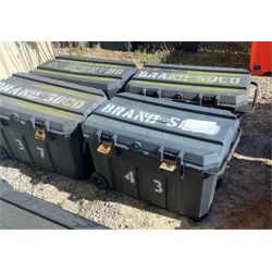 4 - Utility Storage Tote 18" x 34"L x 20 1/2" D Miscellaneous