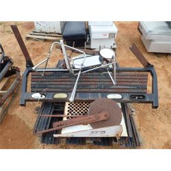 (1) PALLET OF HEADACHE RACK & STAKE BODY Truck Product and Accessory