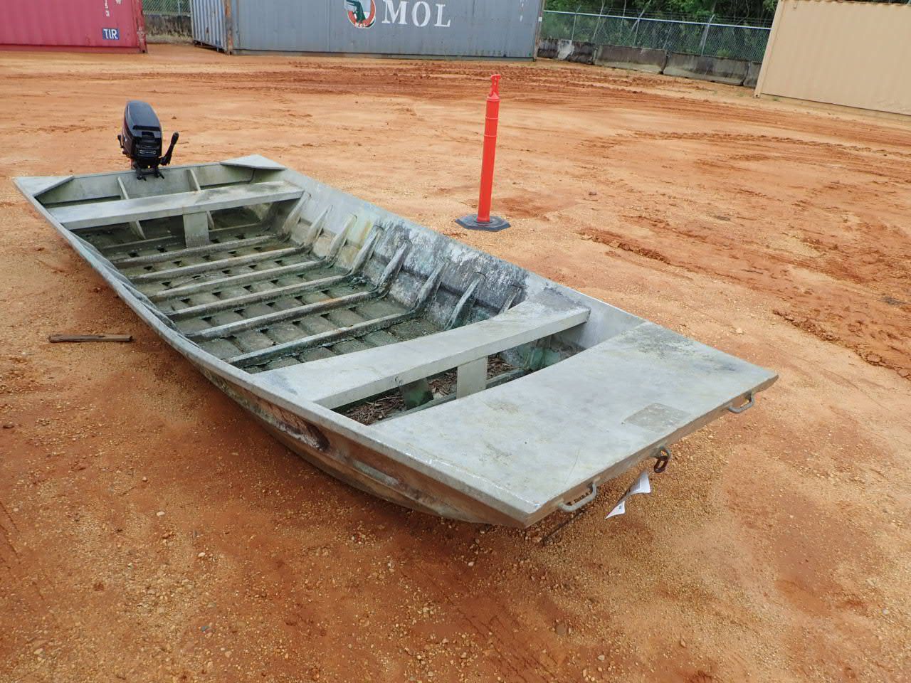 14' ALUMINUM JON BOAT Miscellaneous J.M. Wood Auction Company, Inc.