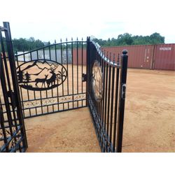 BULL ELK & COW DOUBLE GATE Miscellaneous