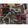 Image 2 : Pallet of Hand Tools - Wrenches, Drill Bits, Files Alum Pipe Wrenches, Screwdrivers, Allan Keys, Wir