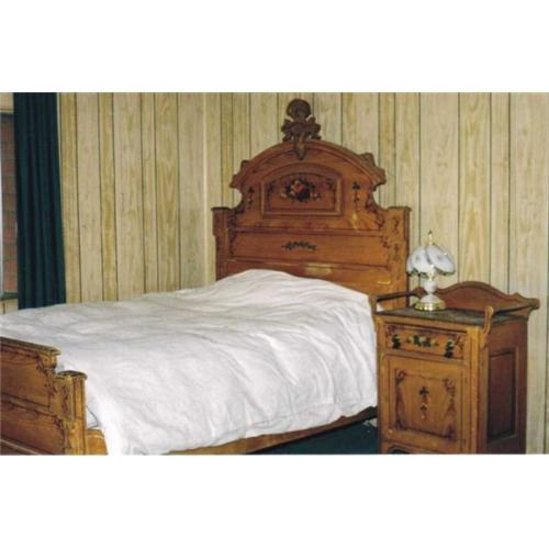 Antique Eastlake Cottage Floral Painted Bedroom 945649