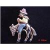Image 1 : Art Deco CORO MAN DONKEY Enameled Brooch  #960014