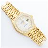 Image 3 : Rolex Ladies 18K Yellow Gold Mother Of Pearl Diamond President Wristwatch With R