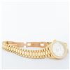 Image 8 : Rolex Ladies 18K Yellow Gold Mother Of Pearl Diamond President Wristwatch With R