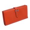 Image 3 : Hermes Orange Epsom Leather Bearn Wallet