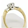 Image 6 : 14k Yellow & White Gold 0.14 ctw VS F Diamond Solitaire Engagement Ring