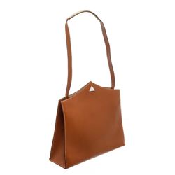 Hermes Vintage Brown Courchevel Leather Comete Tote Bag