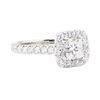 Image 1 : 1.40 ctw Diamond Ring - 14KT White Gold