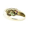 Image 3 : 1.38 ctw Multi-colored Gemstone Ring - 14KT Yellow Gold