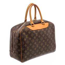 Louis Vuitton Monogram Canvas Leather Deauville Doctor Bag