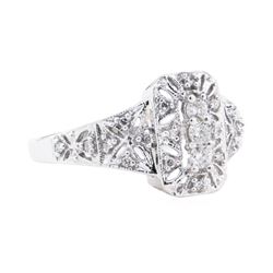 0.50 ctw Diamond Ring - 10KT White Gold
