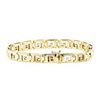 Image 2 : Greek Key Bracelet - 14KT Yellow Gold