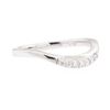 Image 1 : 0.15 ctw Diamond Ring - 14KT White Gold