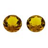 Image 1 : 9.61 ctw.Natural Round Cut Citrine Quartz Parcel of Two