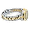 Image 3 : Rolex Ladies 2 Tone Mother Of Pearl String Diamond Datejust Wristwatch
