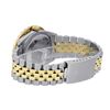 Image 7 : Rolex Mens 2 Tone Blue VS 4 ctw Beadset Diamond Datejust Wristwatch with Rolex B