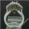Image 6 : 14kt White Gold 5.40 ctw Pear Ruby and Diamond Ballerina Cocktail Ring