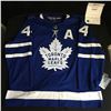Image 3 : MORGAN REILLY SIGNED TORONTO MAPLE LEAFS ADIDAS PRO HOCKEY JERSEY (FRAMEWORTH COA)