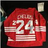Image 1 : CHRIS CHELIOS SIGNED DETROIT RED WINGS HOCKEY JERSEY (JIC COA)