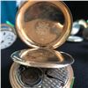 Image 3 : RARE Antique 2 Plate Solid Gold 19 Jewel 16 Size Hunter Case Pocket Watch Burlington working