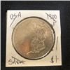Image 1 : 1900 USA MORGAN SILVER DOLLAR (PHILADELPHIA MINTED)