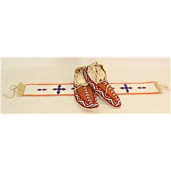 Plains Beaded Moccasins