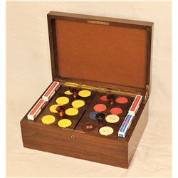 Cased Rack of Poker Chips