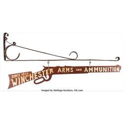 Winchester Metal Advertising Sign