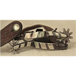 Inside Marked Crockett Spurs