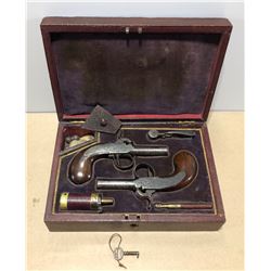 B & C IE PERCUSSION PISTOL SET