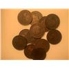 Image 1 : Lot of 12 Canada One Cent 1 Penny Queen Victoria Large cent