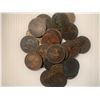 Image 1 : Lot of 30 Canada One Cent 1 Penny Queen Victoria Large cent About Good to Good