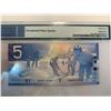 Image 2 : Canada 5 Dollars 2004/5 P 101 Jenkins/Dodge 15 th Label Superb GEM UNC PMG 67 EPQ