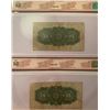 Image 2 : Lot of 2 Canada 1900 Dominion of Canada 25c Shinplaster DC-15b Boville BCS 12 Fine