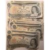 Image 1 : Lot of 25 Canada 1 Dollar 1973 Bank of Canada $1 Circulated