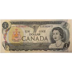 Canada 1 Dollar 1973 Bank of Canada $1 Almost UNC