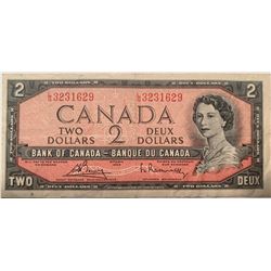 Canada 2 Dollar 1954 Bank of Canada $2 BC-38c L/G 3231629