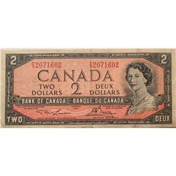 Canada 2 Dollar 1954 Bank of Canada $2 BC-38d P/G 2071602